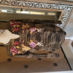 Job Was Embroidered Thermal Top